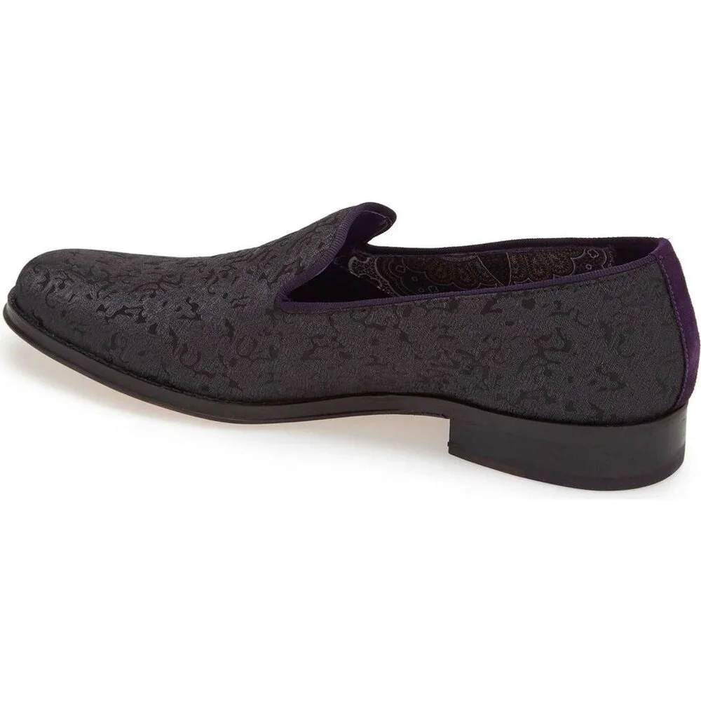 NWOB Robert Graham Moma 2 Paisley Venetian Black Formal Dress Loafer